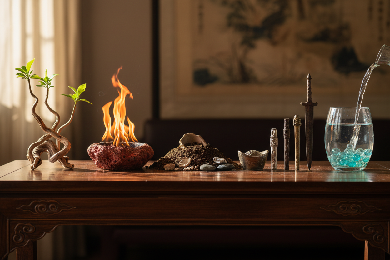 Chinese Five Elements: Wood, Fire, Earth, Metal, and Water