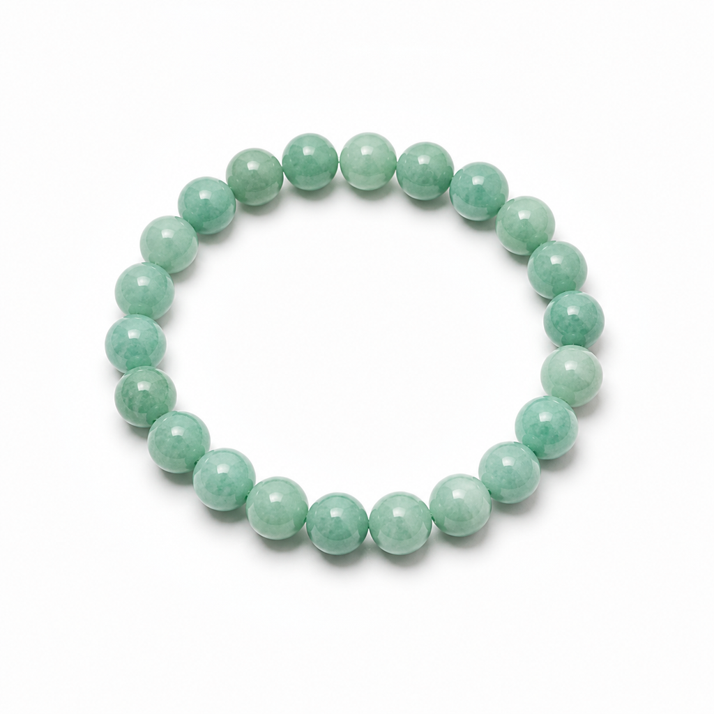 Amazonite Crystal Bracelet - white background