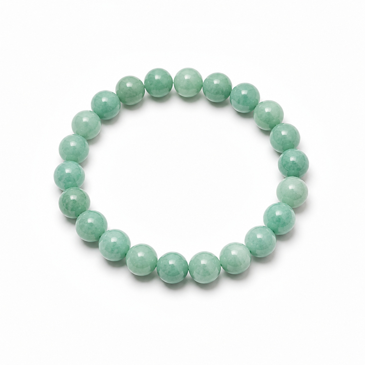 Amazonite Crystal Bracelet - white background