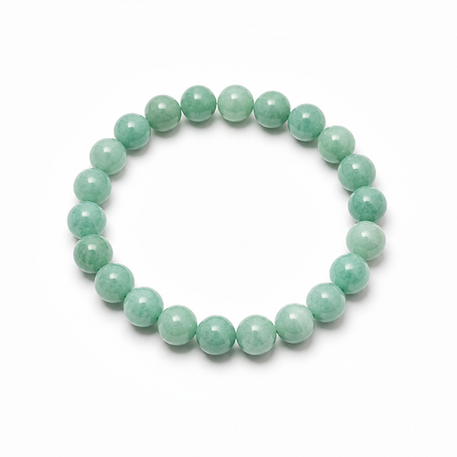 Amazonite Crystal Bracelet - white background