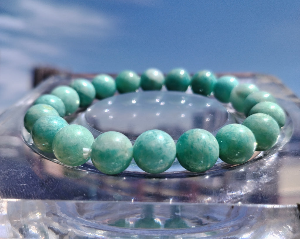 Amazonite Crystal Bracelet - lifestyle shot