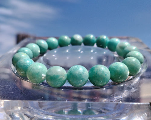Amazonite Crystal Bracelet - lifestyle shot