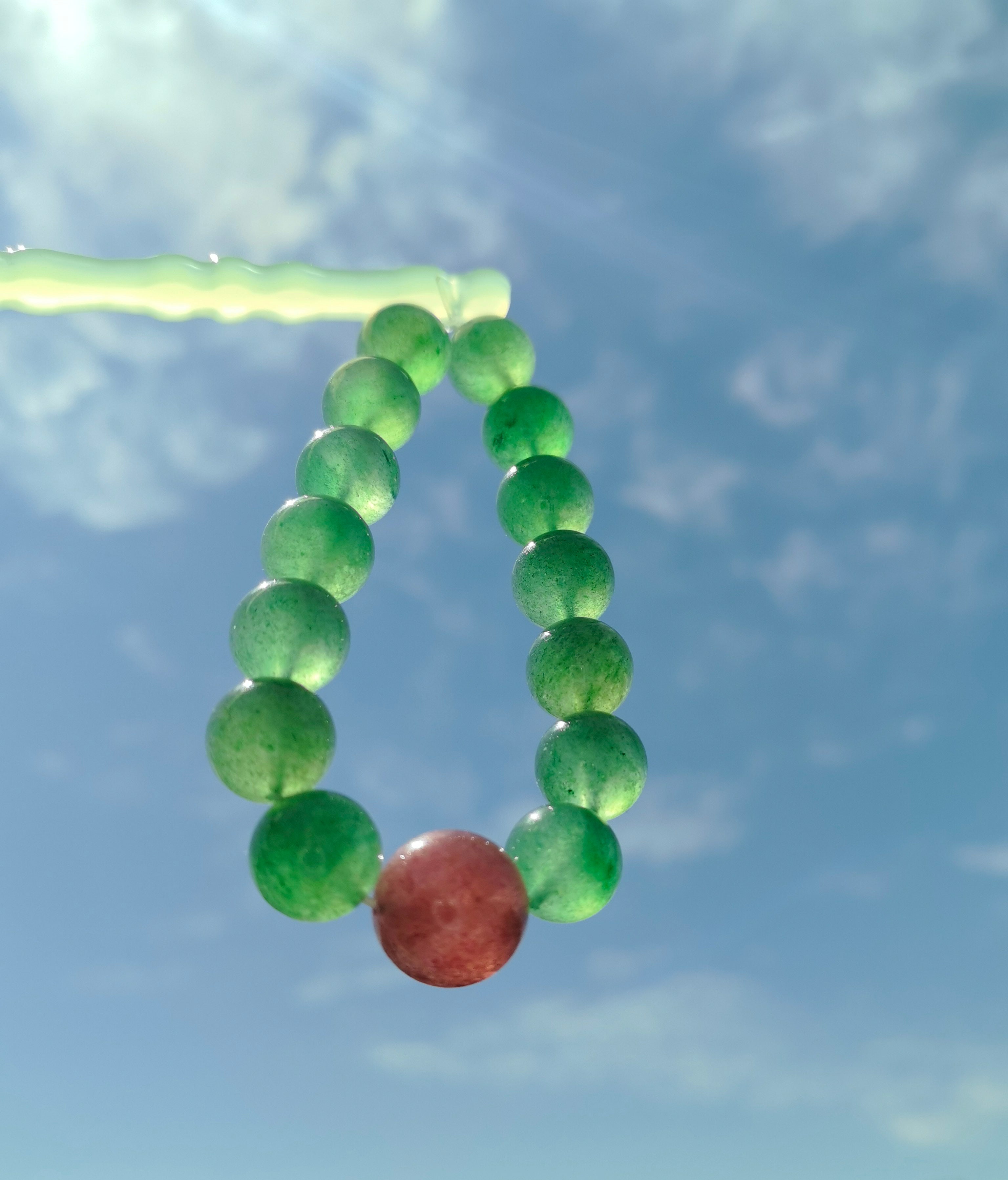 Pomegranate Wood Bracelet - lifestyle shot