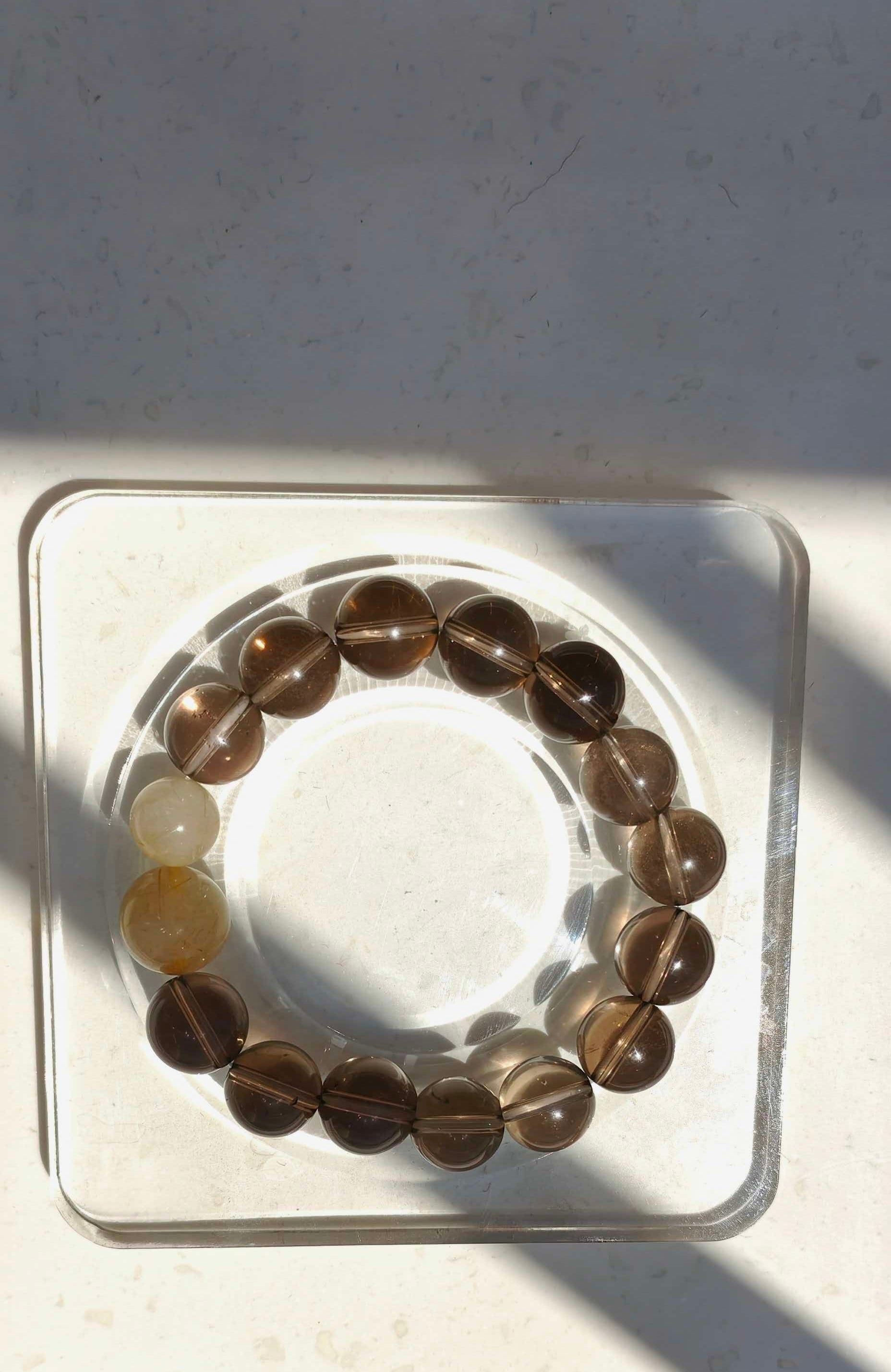 Citadel Earth Bracelet - acrylic tray lifestyle shot