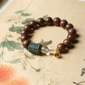 Sandalwood & Jade Seal Bracelet