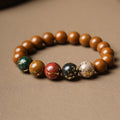 Sandalwood Five Elements Gold Leaf Bracelet